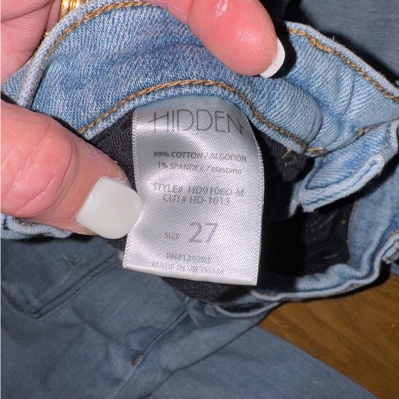 Hidden Brand Women's Light Blue Wide-Leg Jeans - Picture 16 of 16